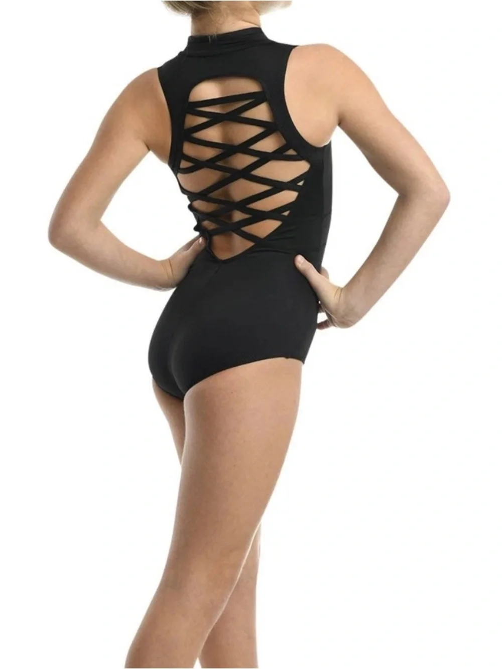 Danz N Motion by danshuz Adult P Scuba Leotard with Lattice Back!